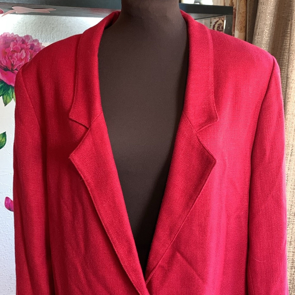 Vintage Essential Elements, Solid Red Open Front … - image 1